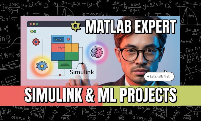 do matlab programming simulink image processing machine learning