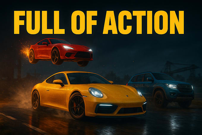 develop cars racing game, drift, stunt, off road, for PC, steam, in unity 3d
