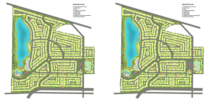 design masterplan, subdivision, landscape, site plan, campground map, rv park