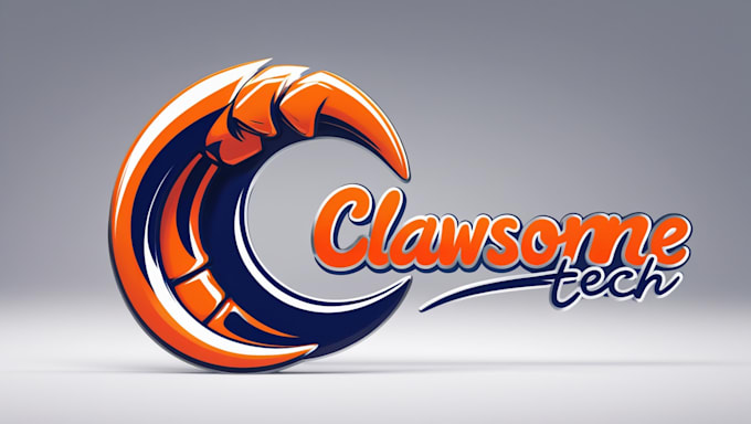 make chetah claw mascot  logo in one day