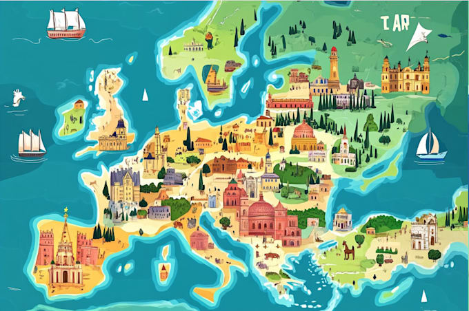 illustration vector illustration vector map