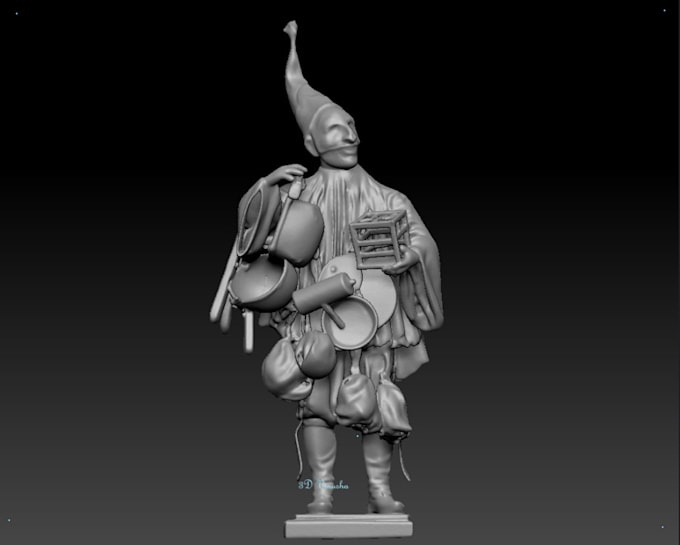 do 3d character modeling for 3d printing