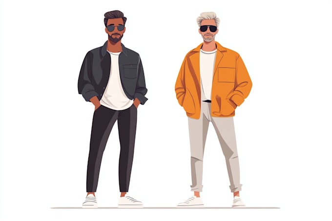 draw pretty vector art illustrations for you