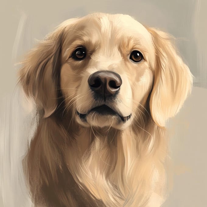 do stunning watercolor pet portrait