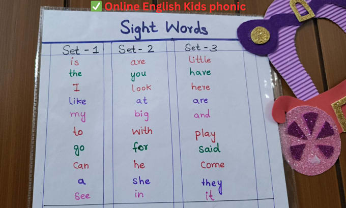 teach english, reading, and phonics to kids