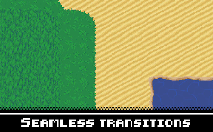 design seamless pixel art tilesets and environment assets