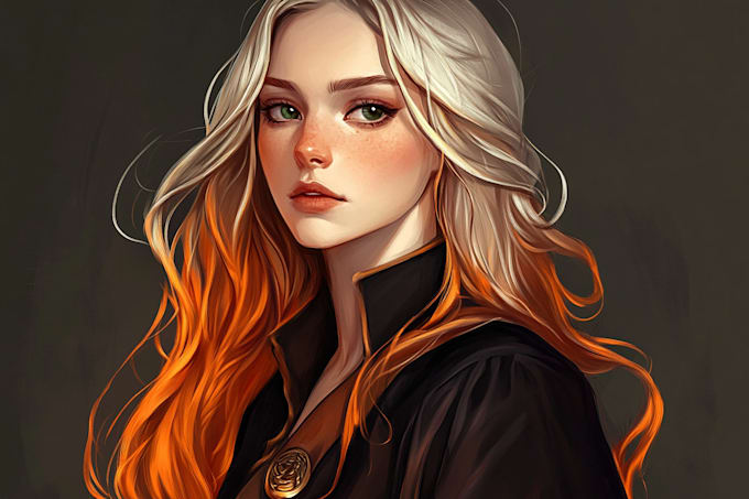 paint a realistic conceptual or fantasy digital portrait
