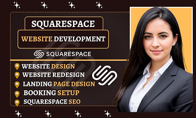 build squarespace website design or redesign squarespace website development