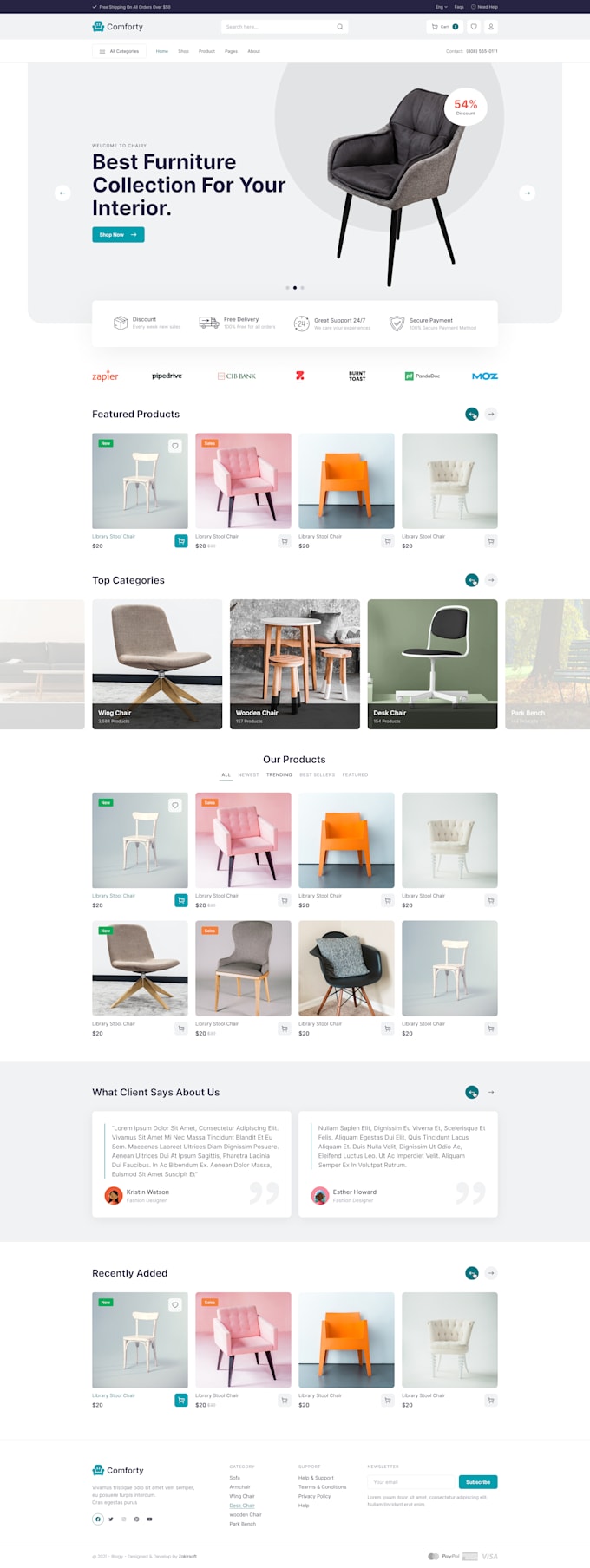 design or redesign responsive landing page using wordpress, wix, webflow