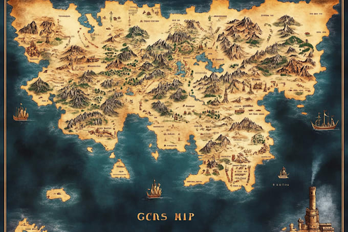 create a fantasy map for you
