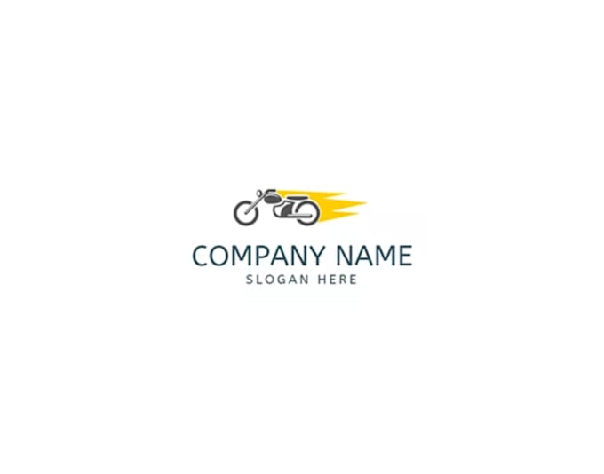 create a stylish motorcycle logo for apparel or merch