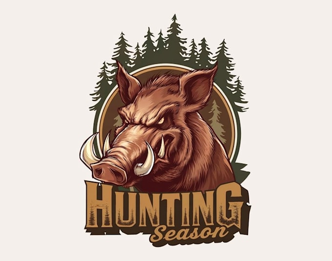 design high quality hunting t shirt logo with creative concepts