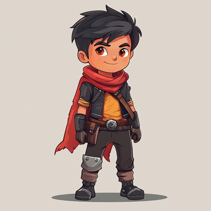 design 2d game character and sprite