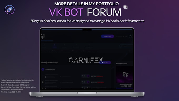 develop seamless xenforo forums from scratch