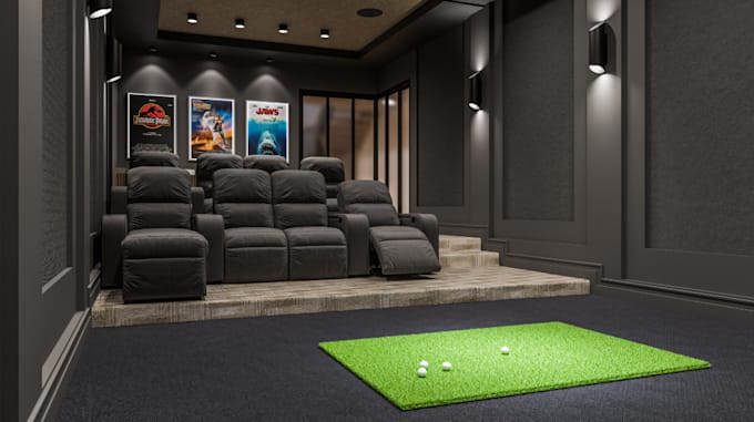 model golf showroom, mini golf,ball,sport center facility,game arena,golf course