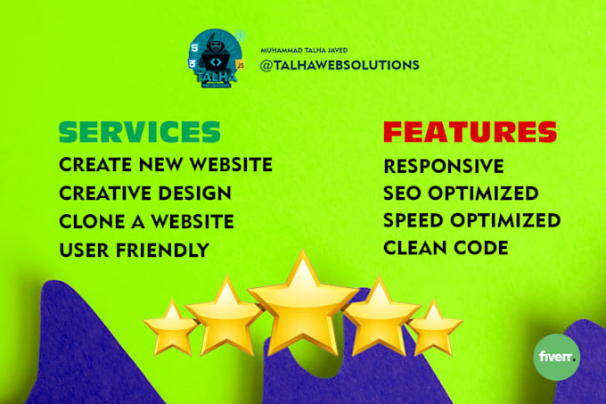 design single page website