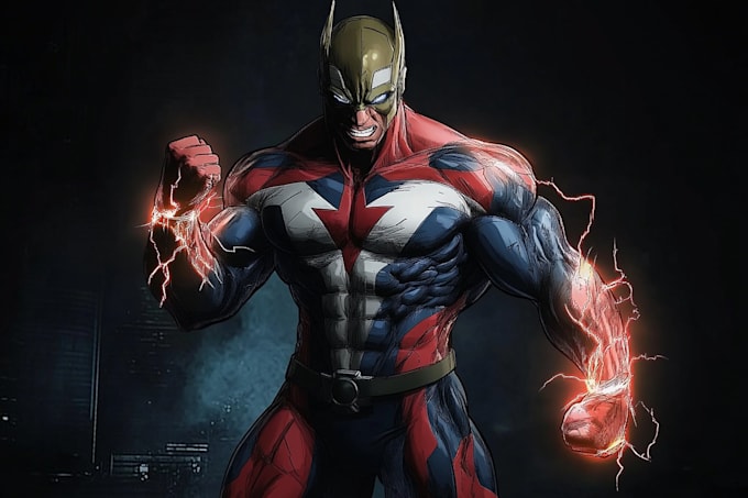 draw you as an amazing superhero