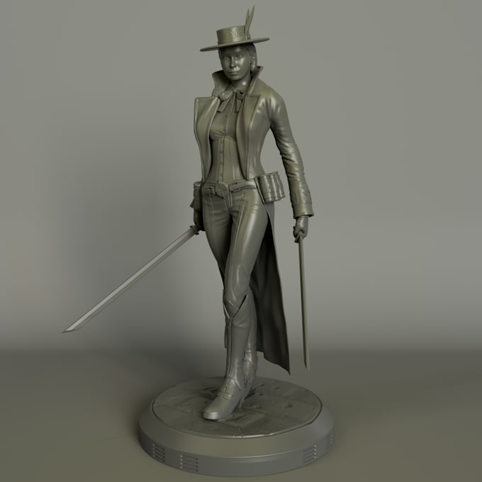 do 3d model for game, animation, and 3d print for you