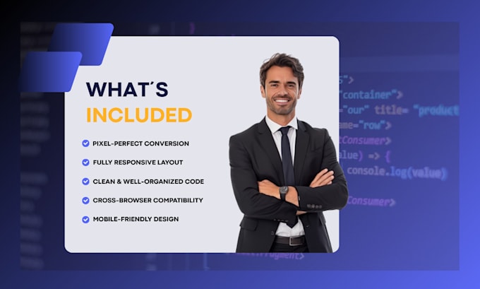 convert your design PSD into clean HTML and CSS