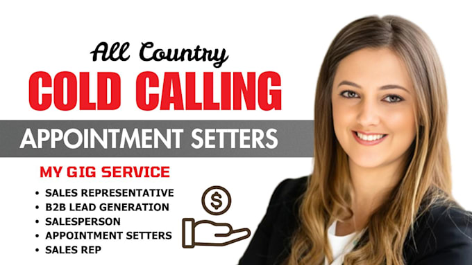 cold calling appointment setters high ticket sales closer sales representative