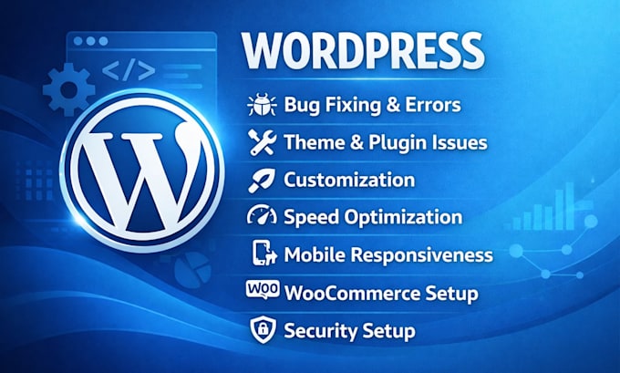 fix, design or redesign your wordpress website