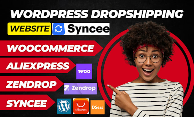 create woocommerce wordpress lidrop dser syncee aliexpress dropshipping website