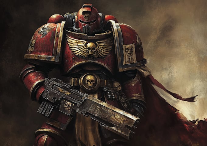 made a warhammer 40k character depending on your concept