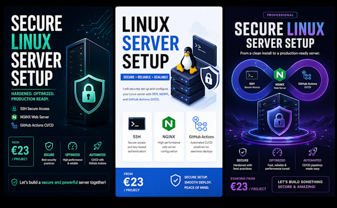setup and secure your linux server ubuntu debian