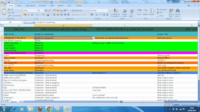 accurate data processing excel