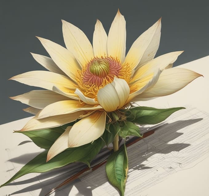draw botanical illustration art for you
