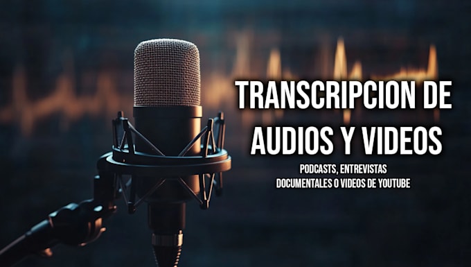 transcribiré tu audio o video en español con precisión