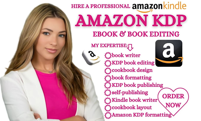 be book writer kdp book editing paperback book formatting kdp book publishing