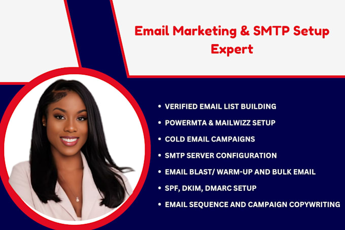 build verified email list bulk email setup SMTP mailwizz powermta mautic postfix
