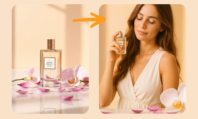 create ai product photography with ai realistic model
