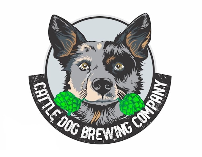 create original attractive dog logo design