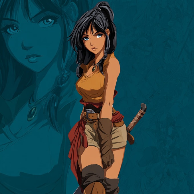 Draw a comic character design for you by Kesiaarendse | Fiverr