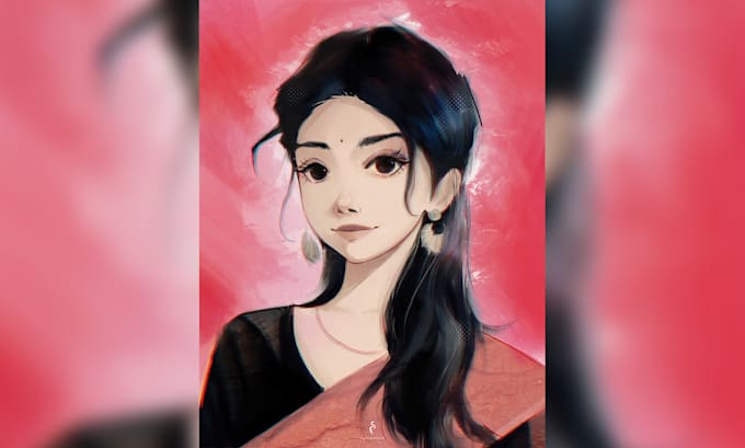 draw your portrait in stylized way