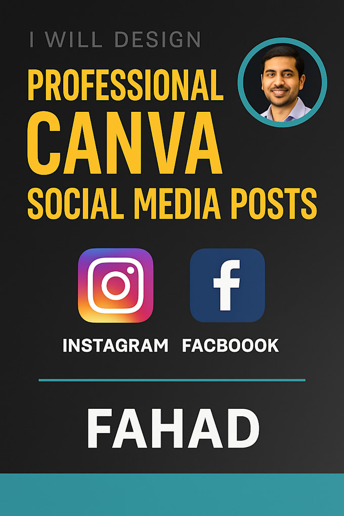 Design professional social media post using canva by Fahadladdla | Fiverr