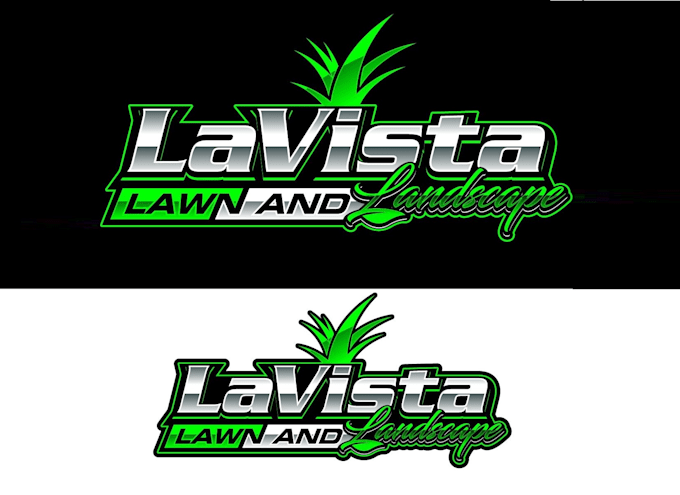 do landscape lawn care irrigation eco garden tree nature agriculture mowing logo