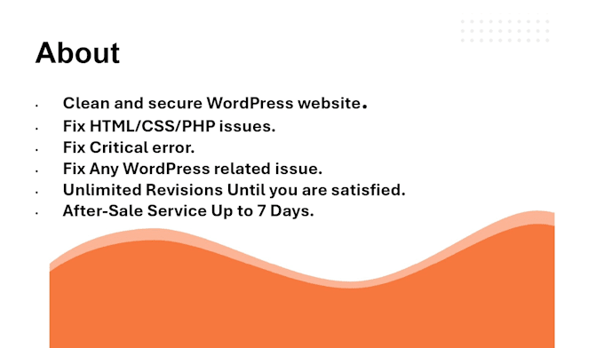 fix wordpress bugs, critical errors, and other  issues