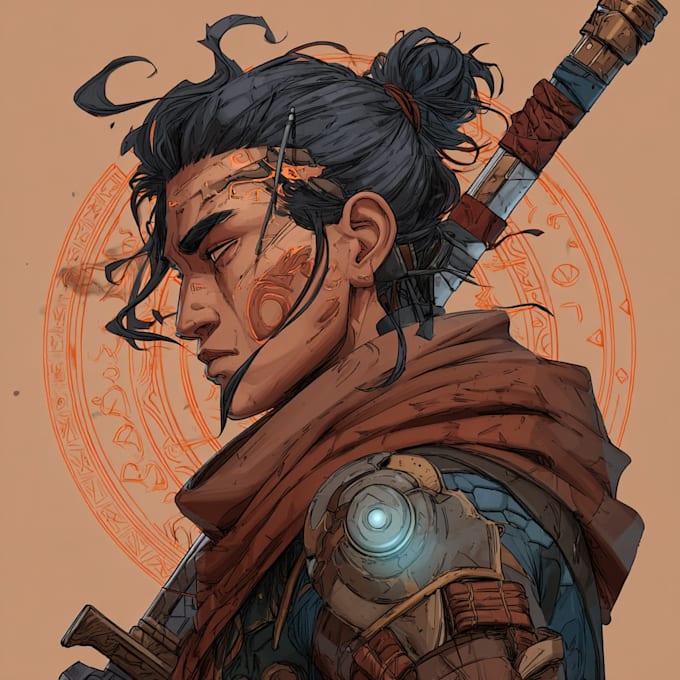 illustrate your ttrpg oc, vtm, fantasy, dnd character art