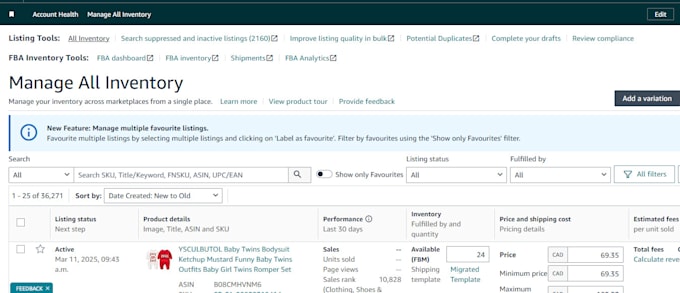create new amazon listings and resolve listing issues