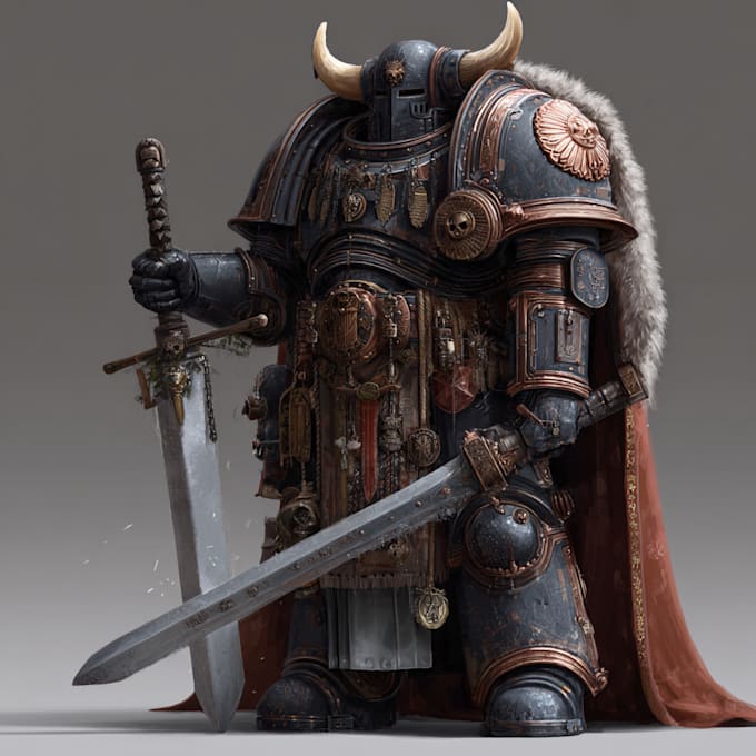 do model warhammer 40k character for you