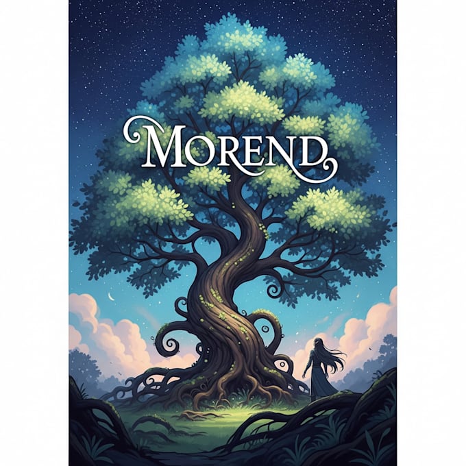 do artistic fantasy book cover design