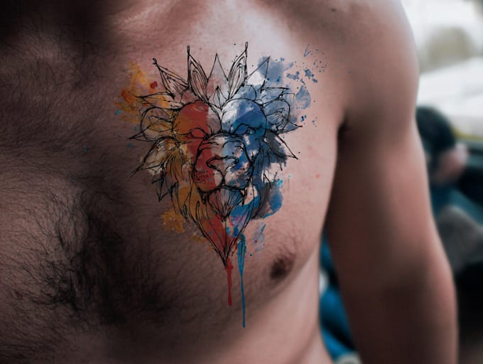 custom an abstract tattoo design