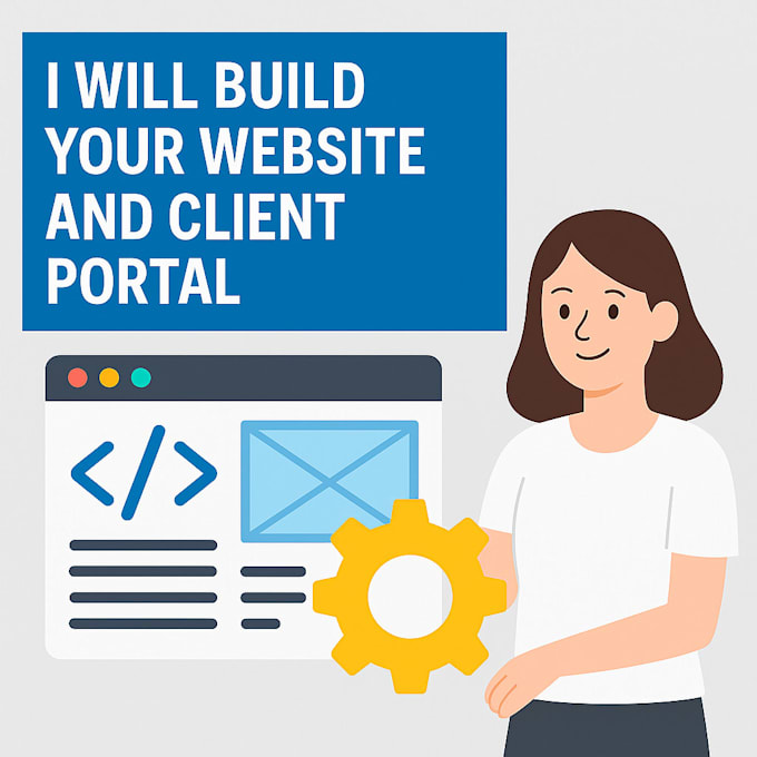 create a custom website and client portal integrated with your CRM