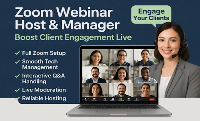perfectly host and manage your zoom webinar for client engagement