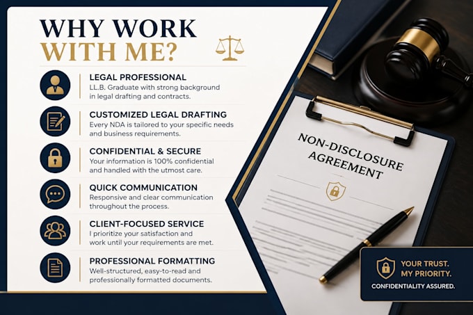 draft, review and redline nda for businesses proficiently
