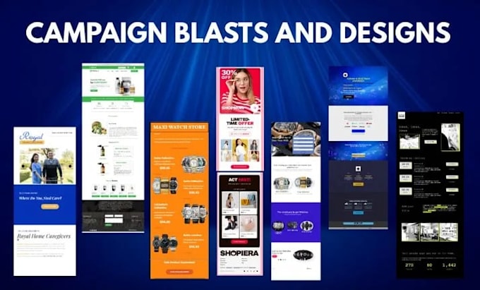 design email campaign mailchimp klaviyo omnisend newsletter