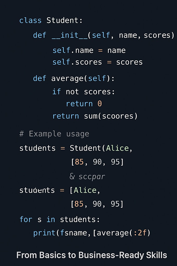 be your tutor for python and sql programming